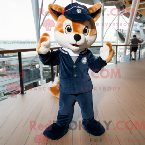 Disfraz de mascota de Navy...