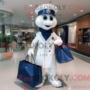 Navy Doctor mascot costume...