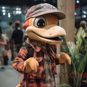 Peach Dimorphodon mascot...