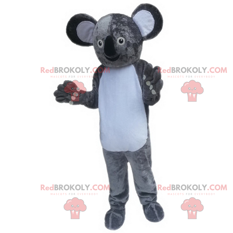 Mascote coala com orelhas grandes - Redbrokoly.com