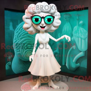 Mascotte de Méduse blanche...