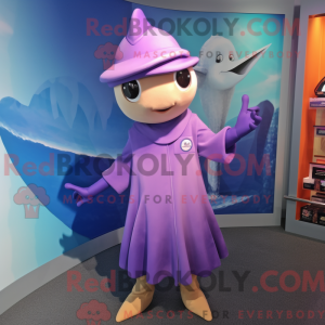 Lilla sværdfisk maskot...