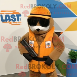 Rust Sniper maskot kostume...