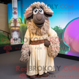 Mascotte de mouton mérinos...