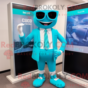 Turquoise Attorney mascot...