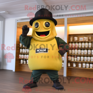 Olive Bottle Of Mustard...