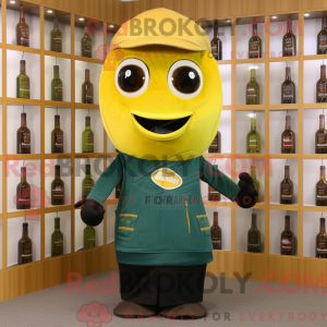 Disfraz de mascota botella...