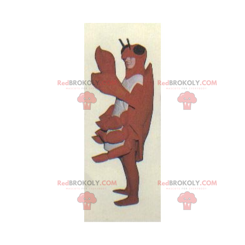 Mascotte de langouste - Redbrokoly.com