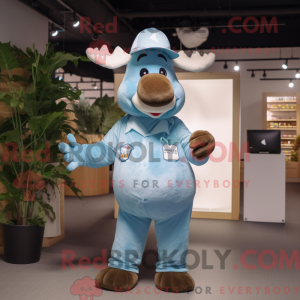 Sky Blue Moose máscara de...