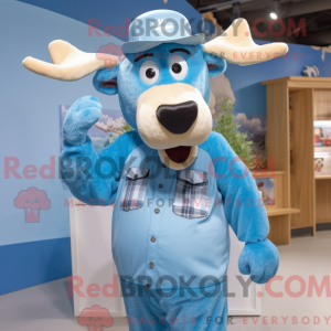 Sky Blue Moose máscara de...