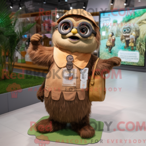 Disfraz de mascota Brown...