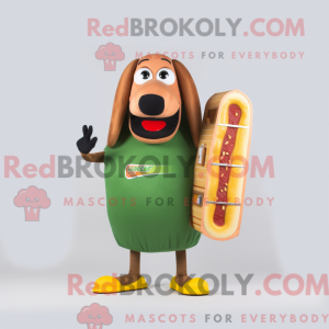 Oliven hotdog maskot...
