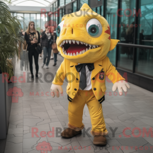 Costume mascotte de Piranha...
