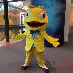 Costume mascotte de Piranha...