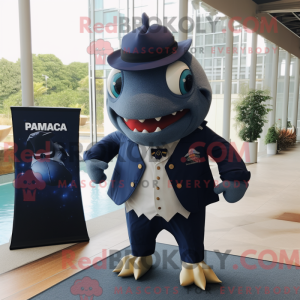 Costume mascotte de Piranha...