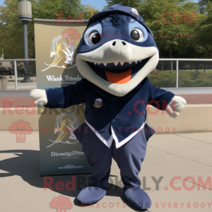 Costume mascotte de Piranha...