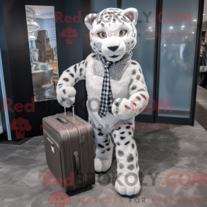 Silver Leopard mascot...