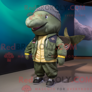 Olive Humpback Whale...