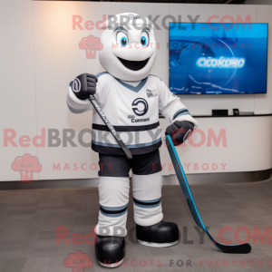 White Ice Hockey Stick...
