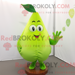 Postava maskota Lime Green...