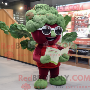 Maroon Broccoli maskot...