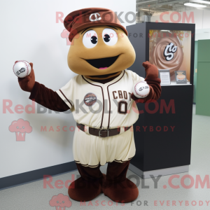 Brun baseball ball maskot...