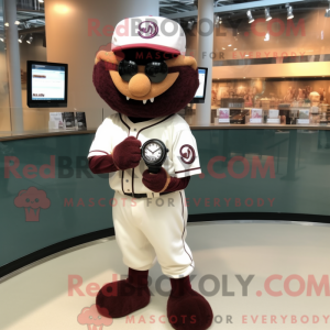 Brun baseball bold maskot...