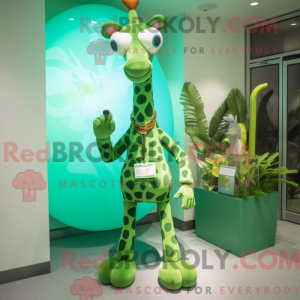Groene giraffe...