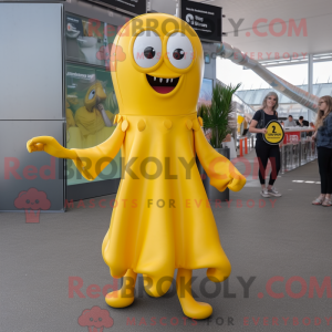 Costume mascotte de calmar...