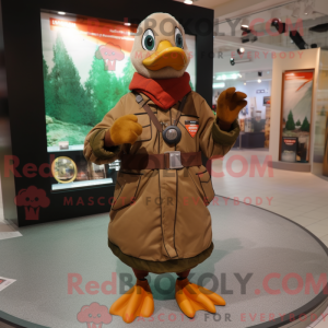 Disfraz de mascota Brown...