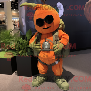 Oransje Squash maskot...