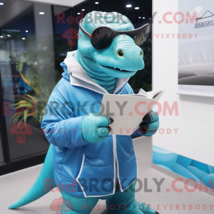 Cyan Iguanodon...