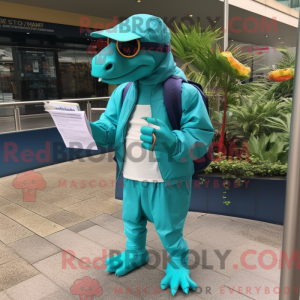 Cyan Iguanodon...