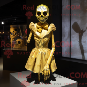 Personaggio mascotte Gold...