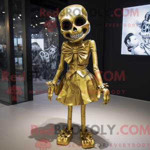 Personaggio mascotte Gold...