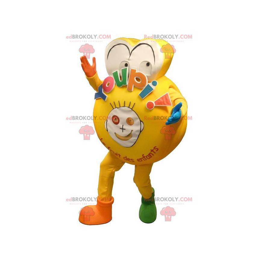 Grosse mascotte jaune pour enfant - Redbrokoly.com