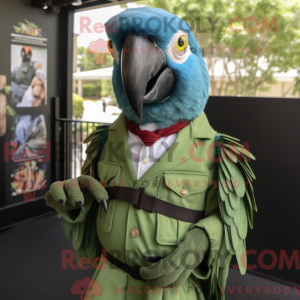 Costume de mascotte d ara...