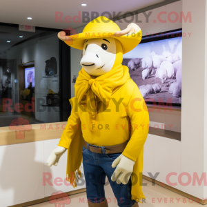 Disfraz de mascota vaquero...