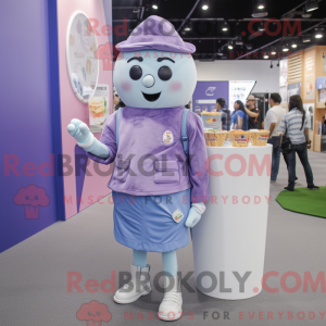 Lavendel iskrem maskot...