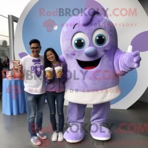 Lavender iskrem maskot...
