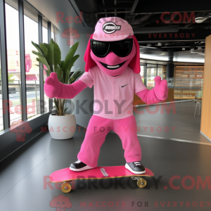 Roze skateboard...