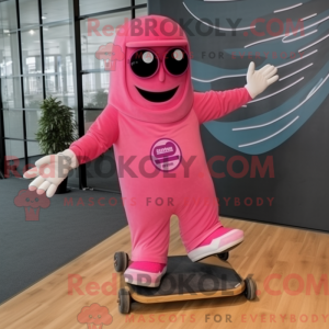 Pink Skateboard maskot...