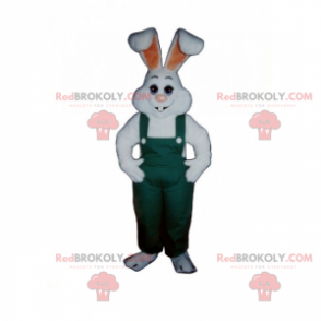 Mono de mascota conejo blanco - Redbrokoly.com