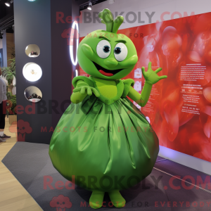 Olive Heart maskot kostume...