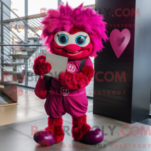 Disfraz de mascota Magenta...