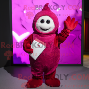 Personnage mascotte Magenta...