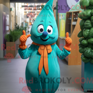 Disfraz de mascota Teal...
