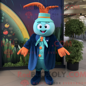 Teal Carrot Maskottchen...