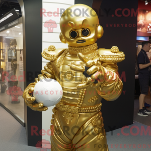 Disfraz de mascota Gold...