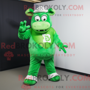Maskotkostymekarakter Green...